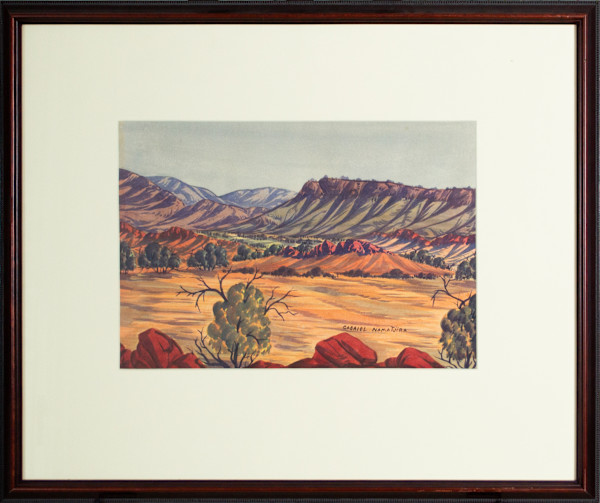 Australian Landscape by Gabriel Namatjira