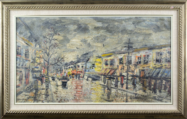 Paris Street Scene by Unknown