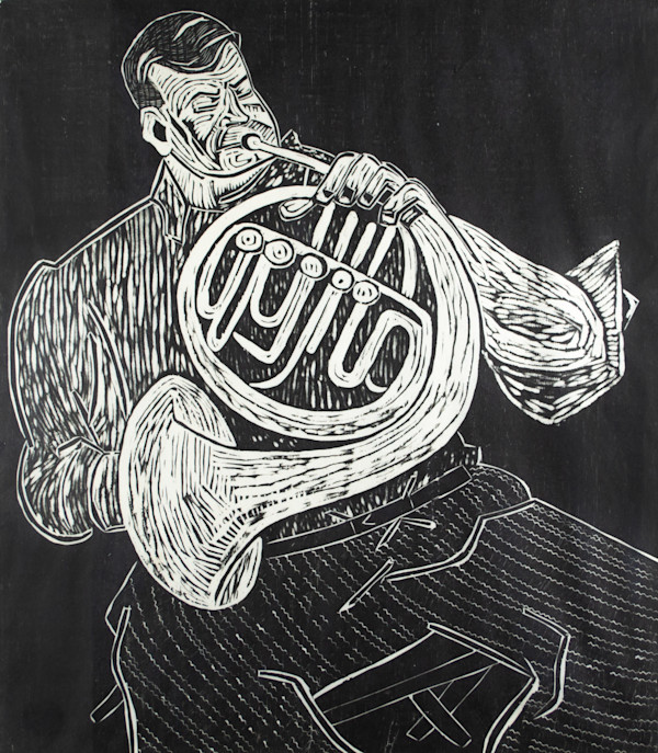 Horn Player by Arthur Flory