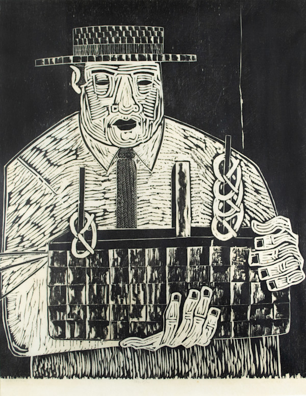 Pretzel Vendor by Arthur Flory
