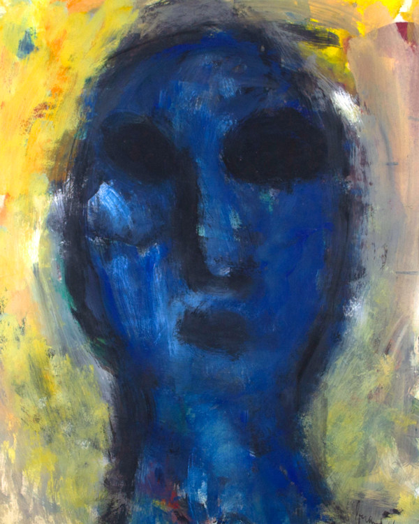 Blue Woman by Eugène Brands