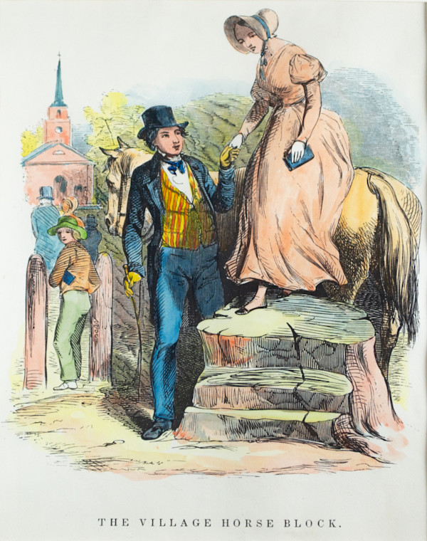 The Village Horse Block by William Croome