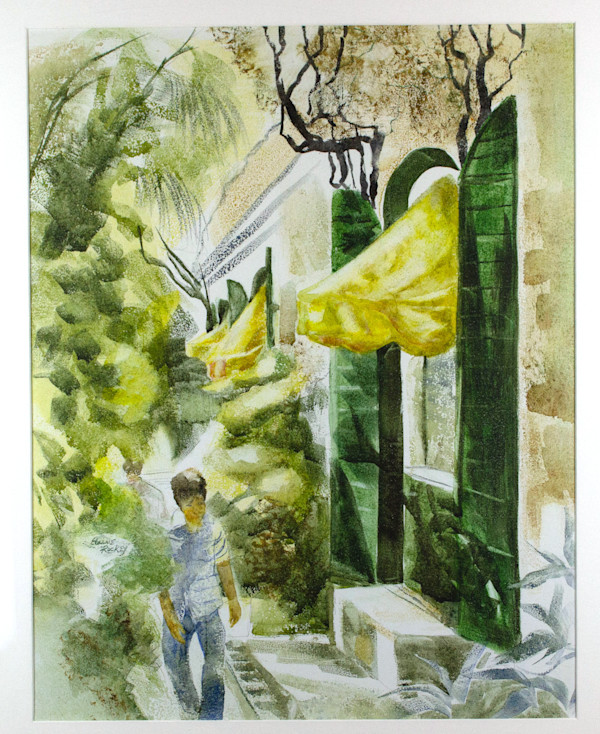 Boy On Path by Elaine Rockey