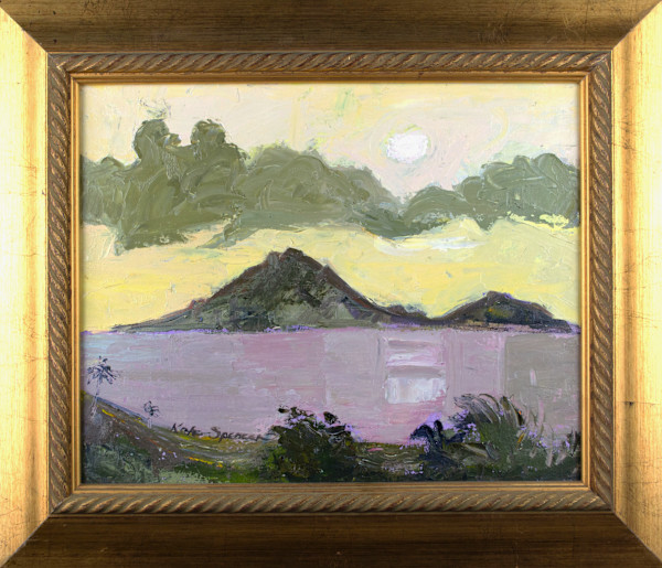Before A Storm: View Towards St. Martin by Kate Spencer