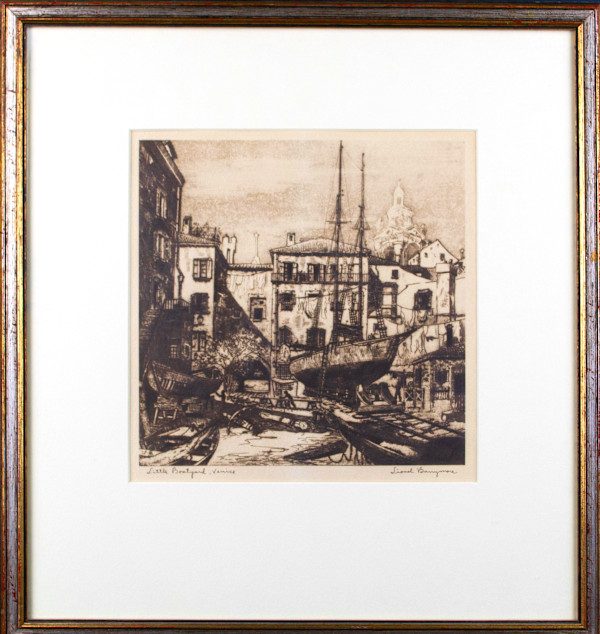 Little Boatyard, Venice by Lionel Barrymore