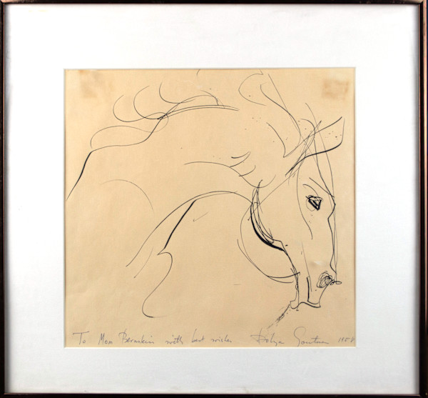 Horses Head, Expressionist by Dolya Goutman