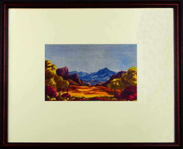 Australian Landscape by Ewald Namatjira