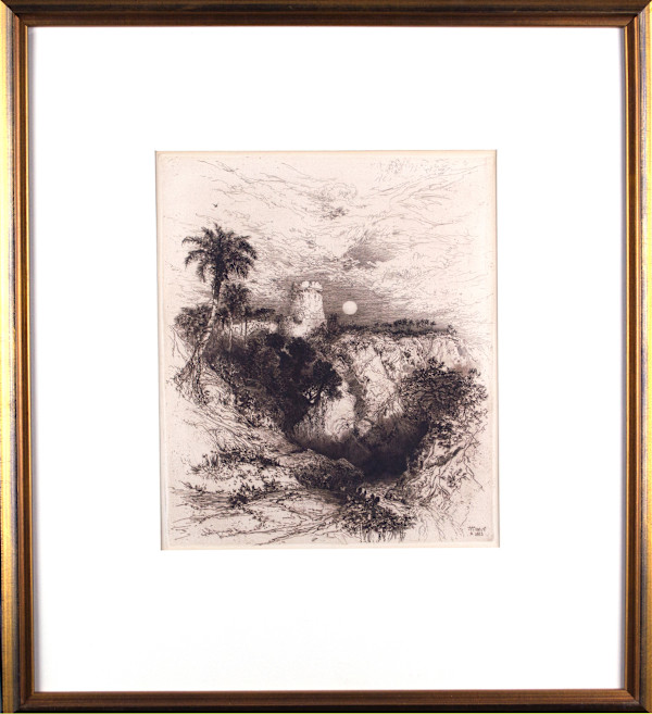 Untitled (A Tower Of Cortez, Mexico) by Thomas Moran