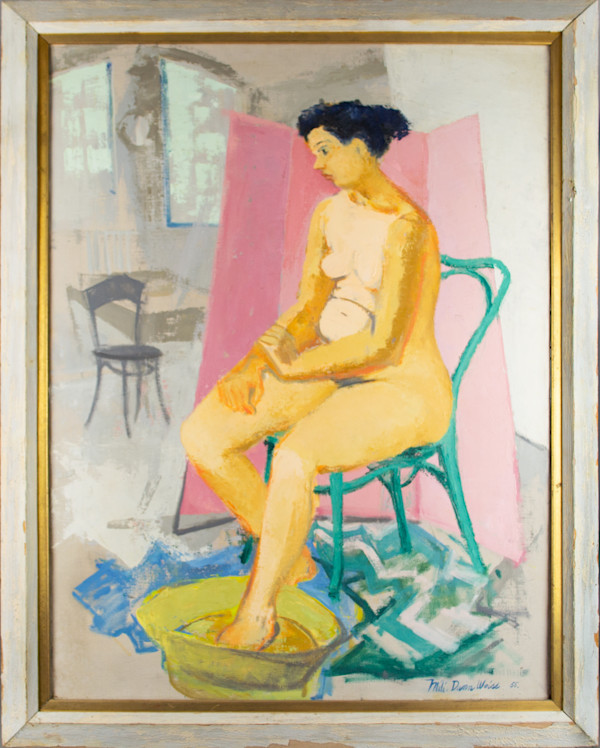Seated Nude Female by Mili Dunn Weiss