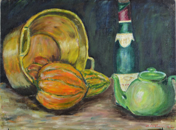 Still Life Of Articles by Helen Barth