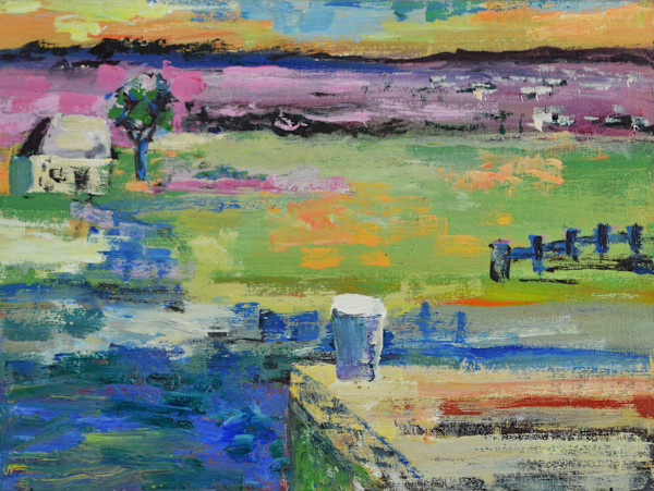 Abstract Landscape by Nancy W. Dall