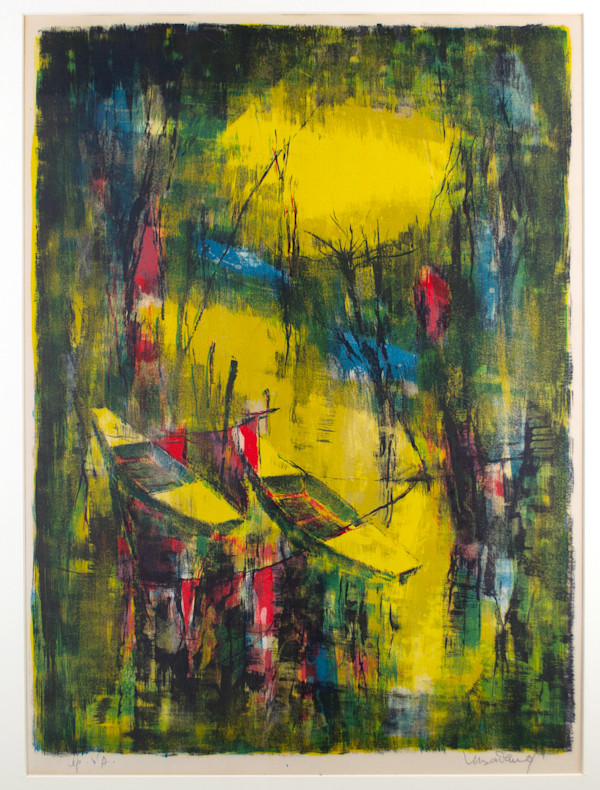 Yellow Boats by Lebadang