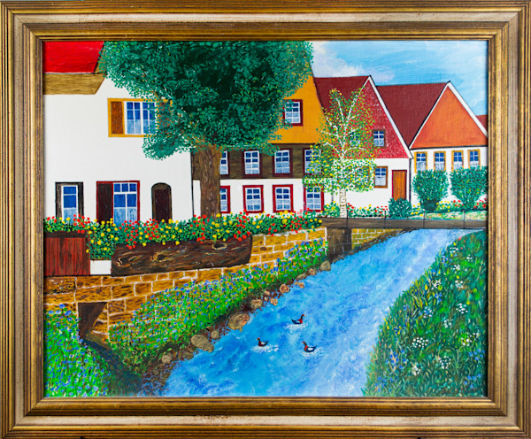 Oberharmersbach In The Black Forest by William Heinrich Bohmann, O.S.A.