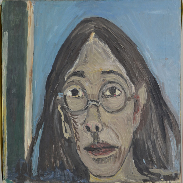 Portrait Of A Woman With Eye Glasses by Anonymous