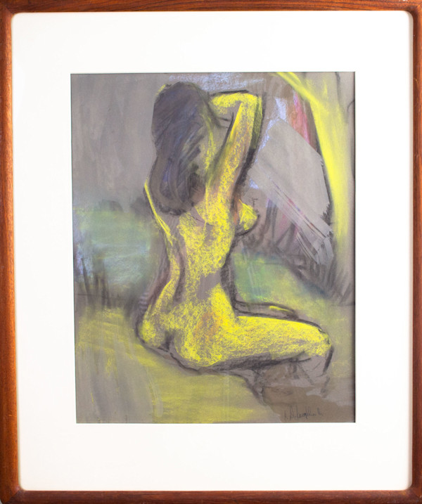 Yellow Nude by Carl Laughlin Jr.