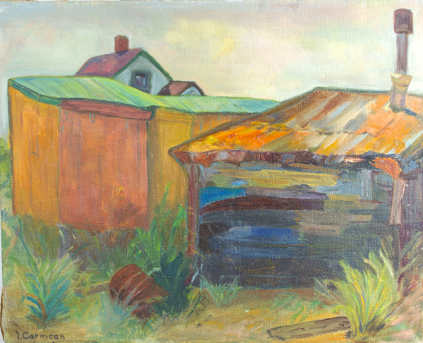 Old Barn by Irene Carmean Ponsell