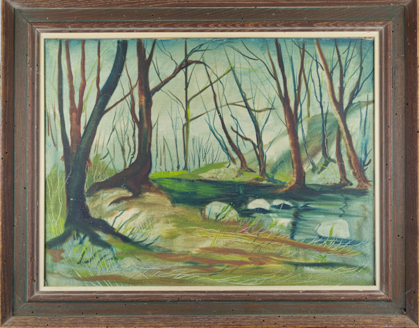 Landscape In Bucks County by Norman Liebowitz