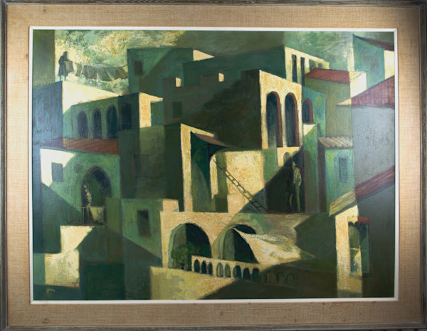 Buildings, Circa 1960-1961 by Martin Zipin