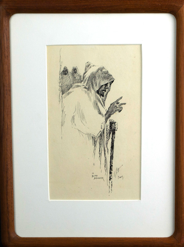 A Blind Beggar, Tunis by G. Gotto
