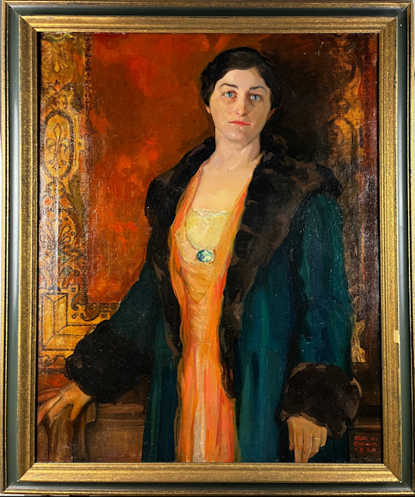 Portrait of Jean Davy Sharples by Edith Emerson
