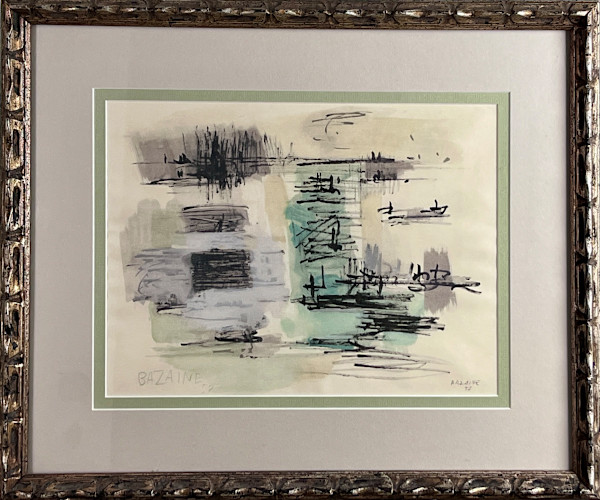 Untitled (Abstract Composition) by Jean Rene Bazaine, Image 2.