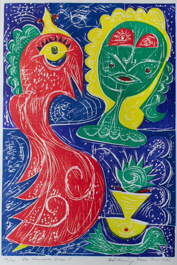 Den himmelske Drage I (The Heavenly Dragon) by Carl-Henning Pedersen