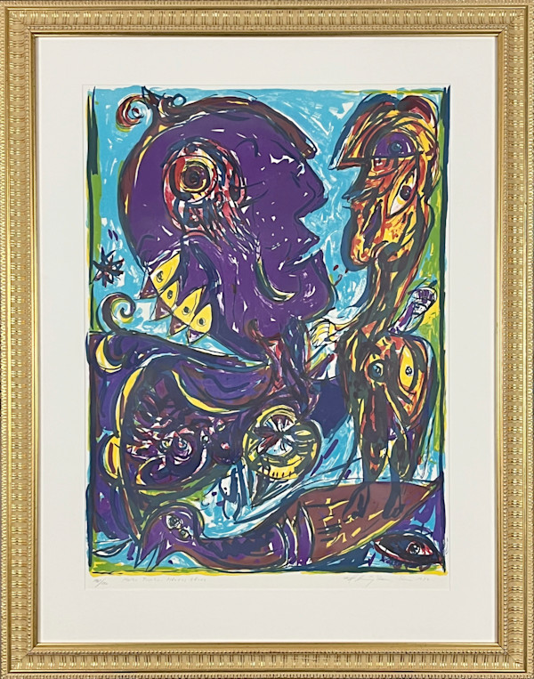 Machu Picchu,  Månens tårer (Tears of the Moon), 1983 by Carl-Henning Pedersen