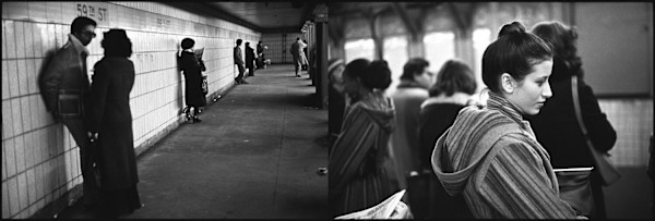 Waiting 59Th Street, New York, Ny by Alen MacWeeney
