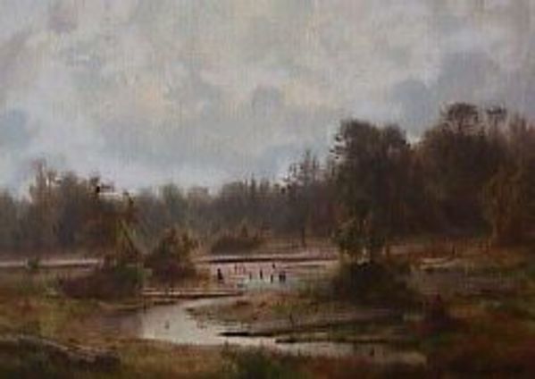 Catskill Mountains Landscape by John Herman Carmiencke