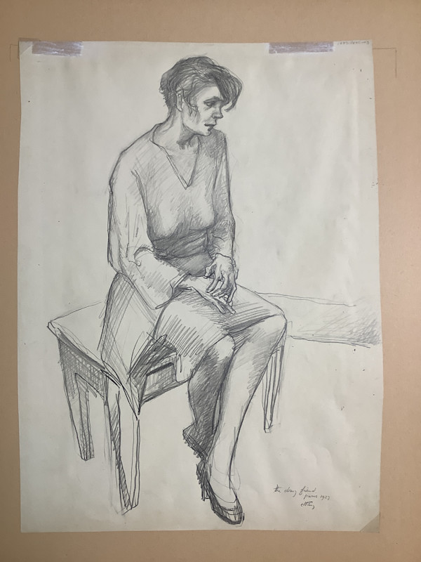 The Drag Friend, Paris 1929 by Emlen Etting