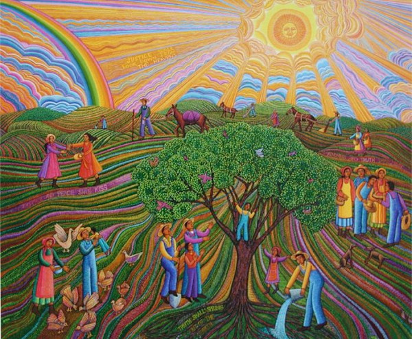 Psalm 85 by John August Swanson