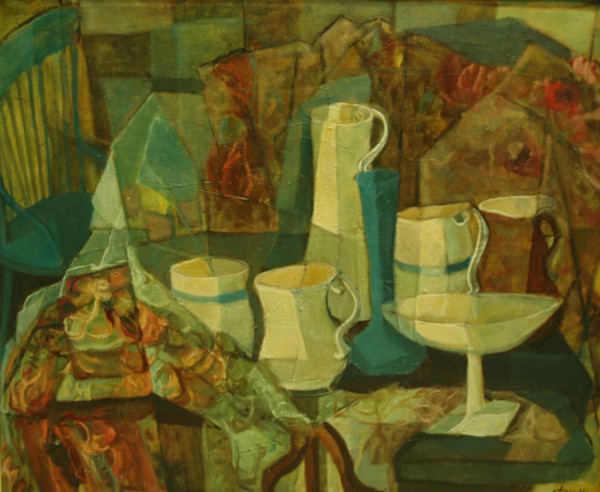 Arrangement With White Objects by Hugo Storelli