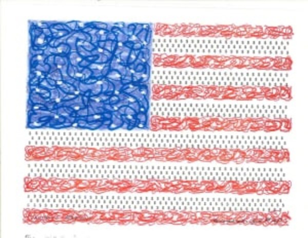 Flag With Dollar Signs by John Castagno