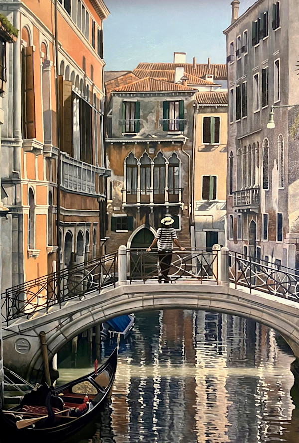 A Moment on a Bridge by David Kooharian