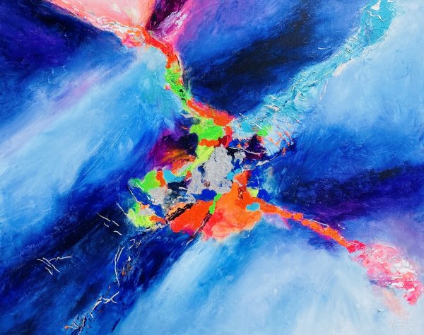 Almost blue by Umbreen Hasan, Image 1.