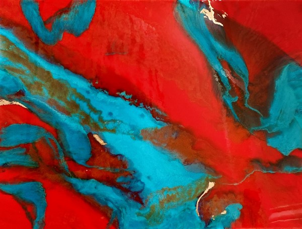 Lava in the ocean by Umbreen Hasan, Image 1.