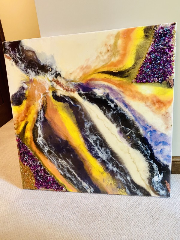 Field of Irises by Umbreen Hasan, Image 1.