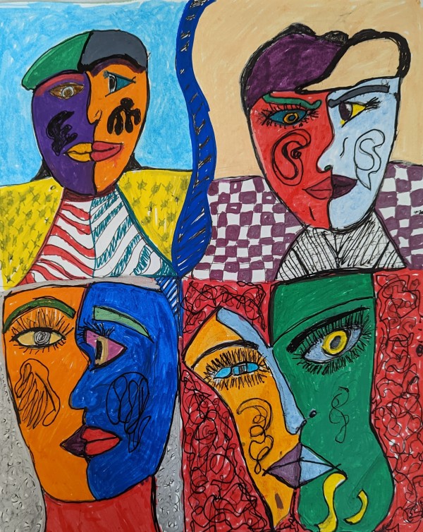 Four Faces by Helen Wade