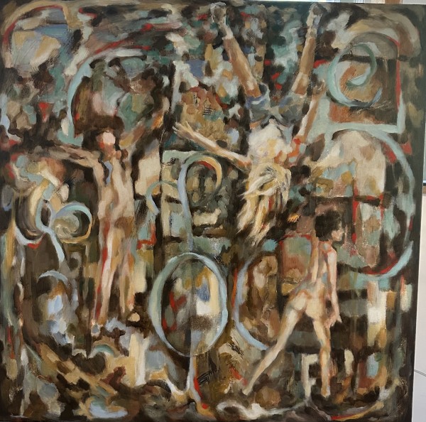 Burning the Hijab #2 by Nancy Hoehn