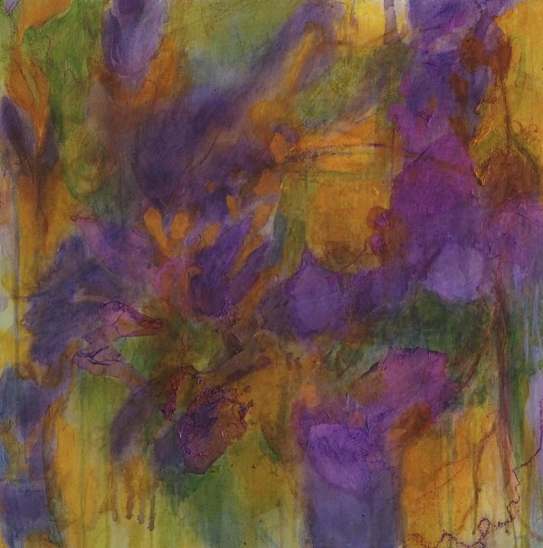 Purple Iris II by Rebecca Sobin
