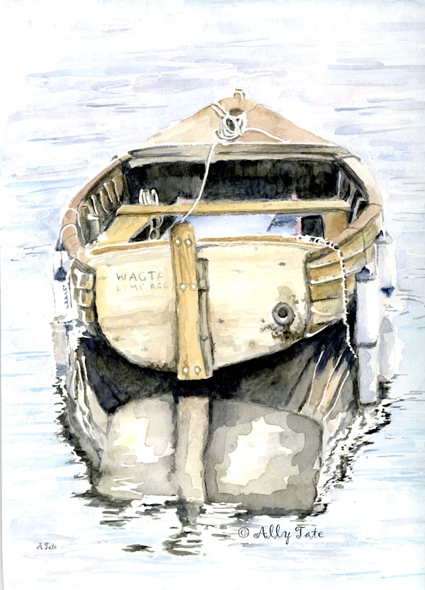 Print Little boat of Lyme, edition image.