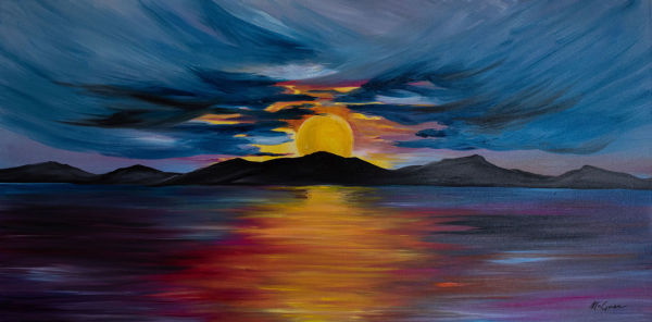 Flathead Lake Sunset 3 by Allison McGree