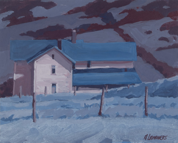 Homestead - blue/red by Abby Lammers