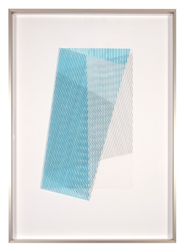 Folded Square #2 (Turquoise 2012) by Blinn Jacobs