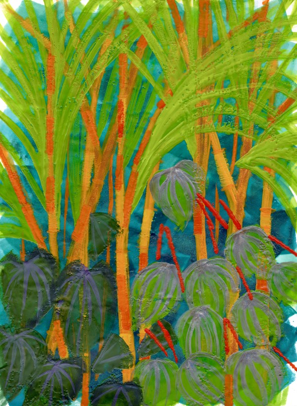 Tangerine Palm by Sally Bramble