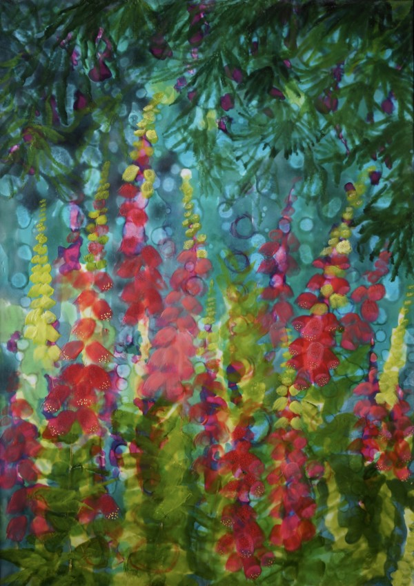 Foxgloves by Sally Bramble