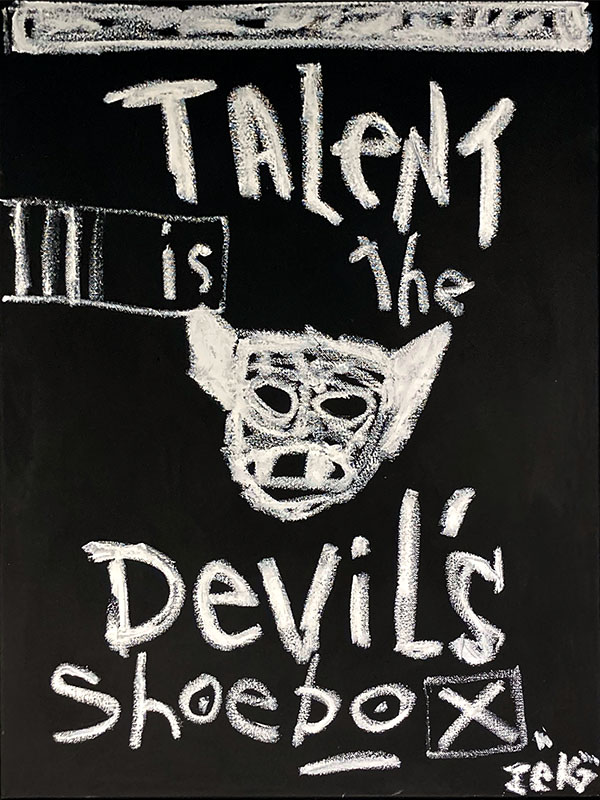 Talent Is The Devil's Shoebox by Rick Baldwin