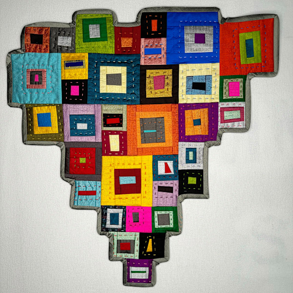 Silk Cascade (UNFINISHED) by Lorraine Woodruff-Long