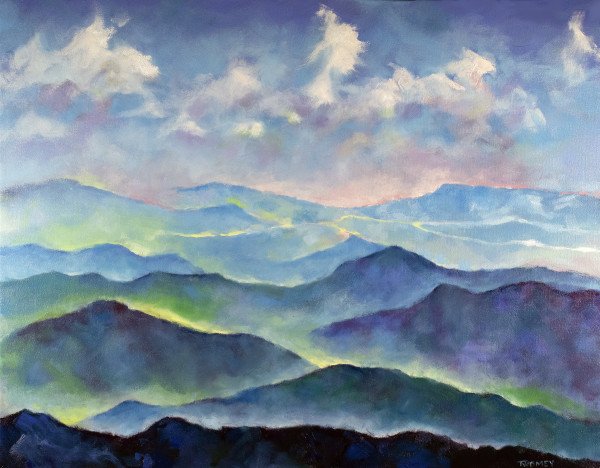 Blue Ridge Clouds Sheep No. 2 by Catherine Twomey