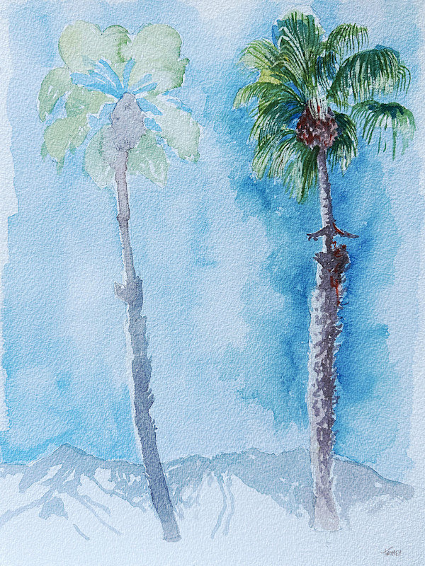 Dueling Palms by Catherine Twomey, Image 1.